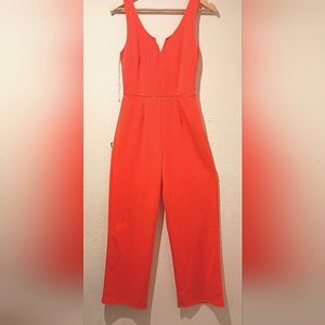 Bright pink jumpsuit